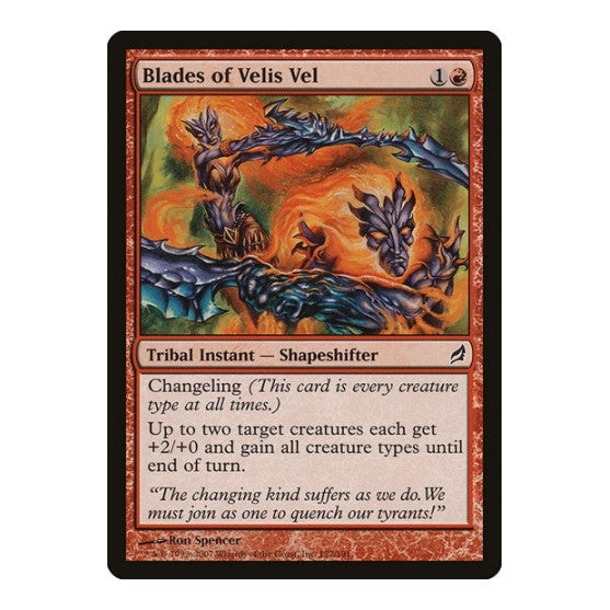 Blades of Velis Vel (LRW) #152 Common (Lightly Played) Lorwyn Magic: The Gathering: 2007