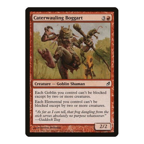 Caterwauling Boggart (LRW) #157 Common (Heavily Played) Lorwyn Magic: The Gathering: 2007