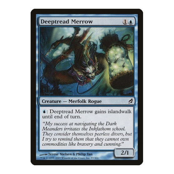 Deeptread Merrow (LRW) #57 Common (Lightly Played) Lorwyn Magic: The Gathering: 2007
