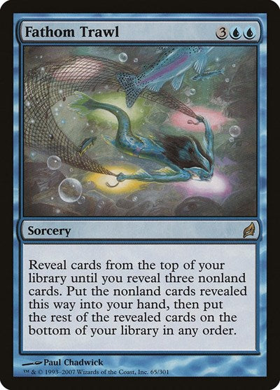 Fathom Trawl (LRW) #65 Rare (Lightly Played) Lorwyn Magic: The Gathering: 2007