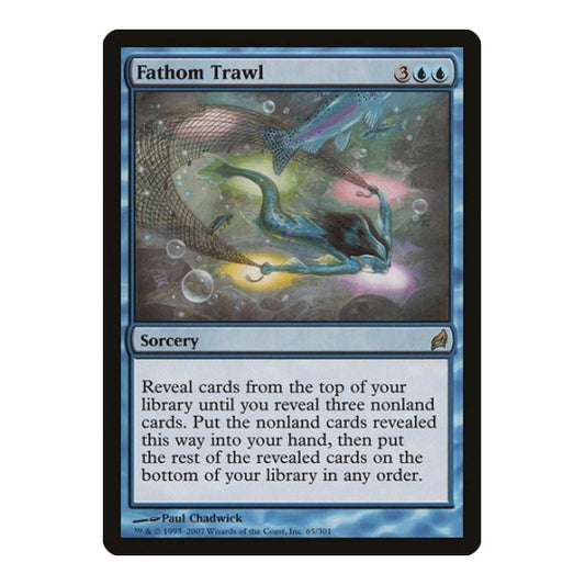 Fathom Trawl (LRW) #65 Rare (Lightly Played) Lorwyn Magic: The Gathering: 2007