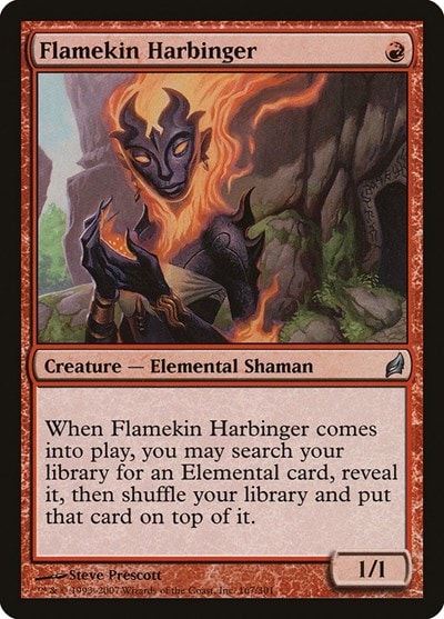 Flamekin Harbinger (LRW) #167 Uncommon (Near Mint) Lorwyn Magic: The Gathering: 2007