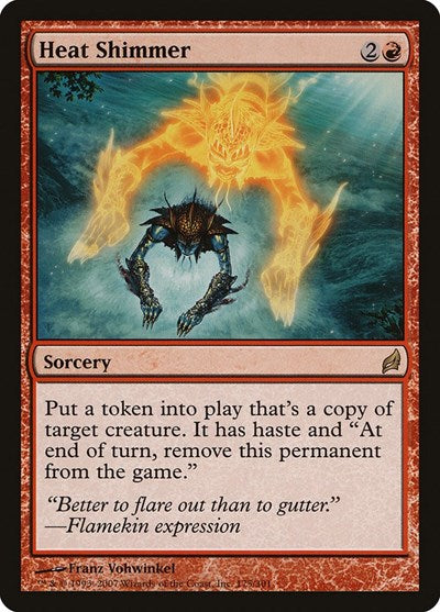 Heat Shimmer (LRW) #175 Rare (Moderately Played) Lorwyn Magic: The Gathering: 2007