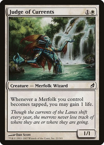 Judge of Currents (LRW) #22 Common (Moderately Played) Lorwyn Magic: The Gathering: 2007