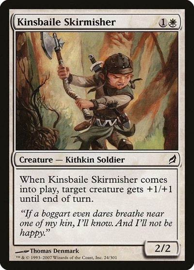 Kinsbaile Skirmisher (LRW) #24 Common (Moderately Played) Lorwyn Magic: The Gathering: 2007