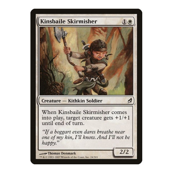 Kinsbaile Skirmisher (LRW) #24 Common (Moderately Played) Lorwyn Magic: The Gathering: 2007