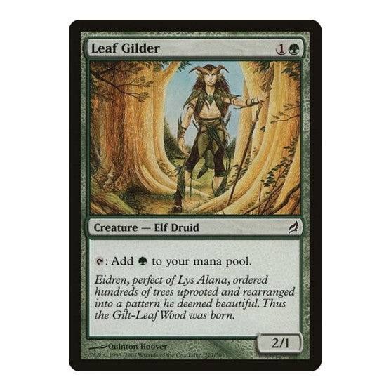 Leaf Gilder (LRW) #227 Common Lorwyn Magic: The Gathering: 2007