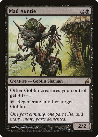 Mad Auntie (LRW) #123 Rare (Lightly Played) Lorwyn Magic: The Gathering: 2007