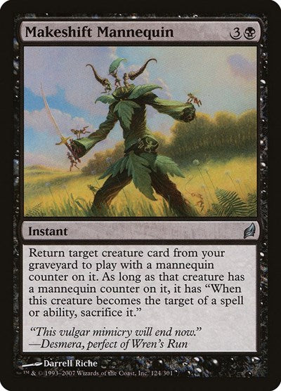 Makeshift Mannequin (LRW) #124 Uncommon (Near Mint) Lorwyn Magic: The Gathering: 2007