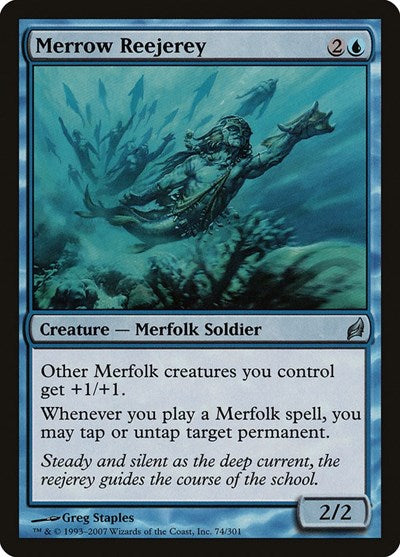 Merrow Reejerey (LRW) #74 Uncommon (Moderately Played) Lorwyn Magic: The Gathering: 2007