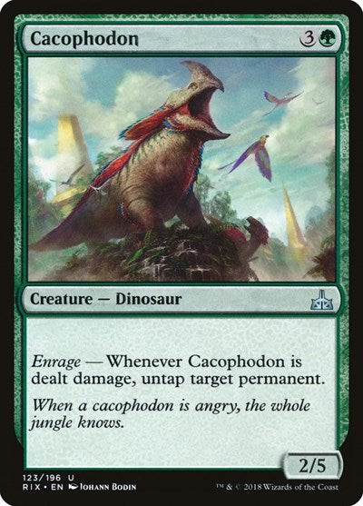 Cacophodon (RIX) #123 Uncommon (Lightly Played) Rivals of Ixalan Magic: The Gathering: 2018