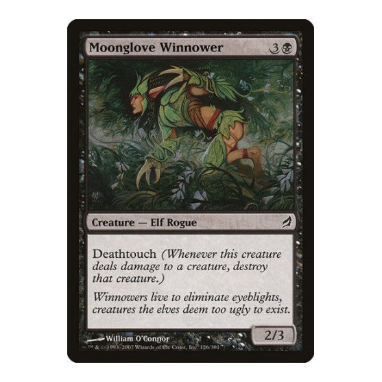 Moonglove Winnower (LRW) #126 Common (Damaged) Lorwyn Magic: The Gathering: 2007