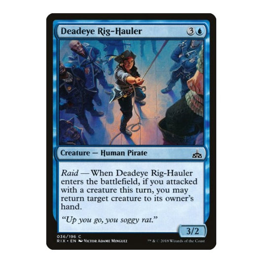 Deadeye Rig-Hauler (RIX) #36 Common (Lightly Played) Rivals of Ixalan Magic: The Gathering: 2018