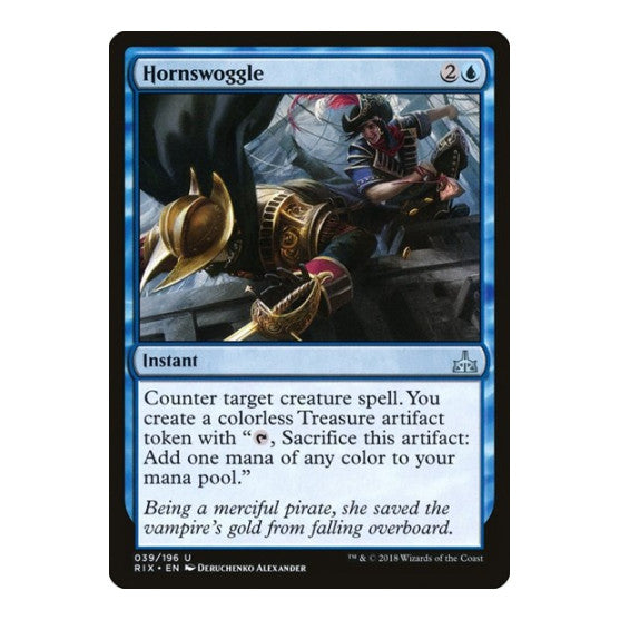Hornswoggle (RIX) #39 Uncommon (Lightly Played) Rivals of Ixalan Magic: The Gathering: 2018