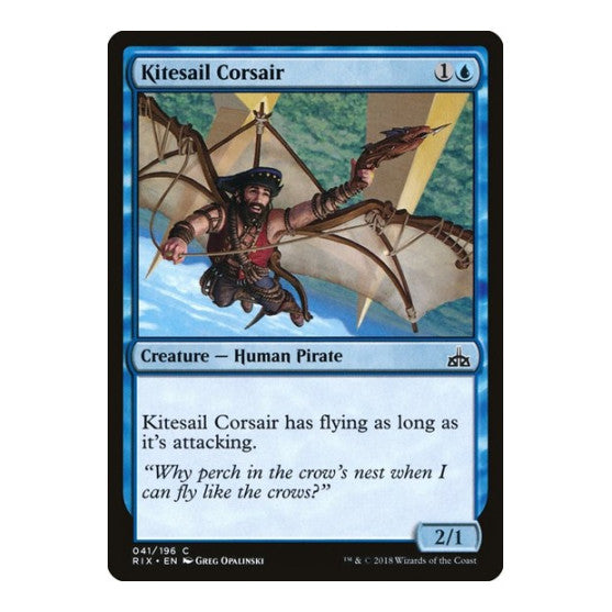 Kitesail Corsair (RIX) #41 Common (Lightly Played) Rivals of Ixalan Magic: The Gathering: 2018
