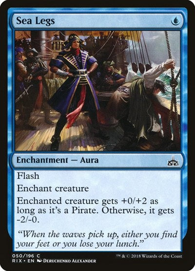 Sea Legs (RIX) #50 Common (Lightly Played) Rivals of Ixalan Magic: The Gathering: 2018