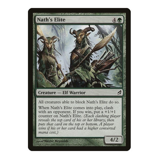 Naths Elite (LRW) #231 Common (Moderately Played) Lorwyn Magic: The Gathering: 2007