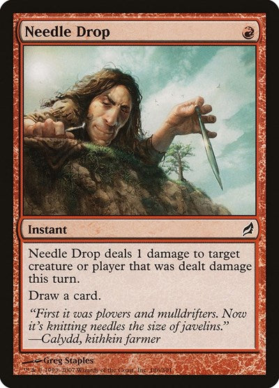 Needle Drop (LRW) #186 Common (Lightly Played) Lorwyn Magic: The Gathering: 2007