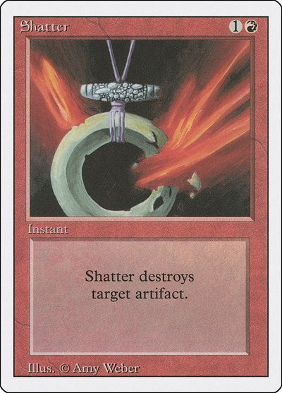 Shatter (3ED) #175 Common (Damaged) Revised Edition Magic: 1994