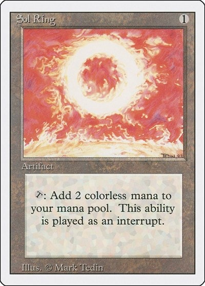 Sol Ring (3ED) #274 Uncommon (Heavily Played) Revised Edition Magic: The Gathering: 1994