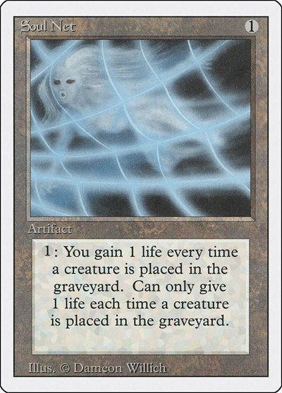 Soul Net (3ED) #275 Uncommon (Heavily Played) Revised Edition Magic: 1994