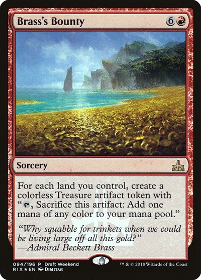 Brasss Bounty Draft Weekend (LARP) #94 P (Foil Near Mint) Launch Party & Release Event Promos Magic: 2026