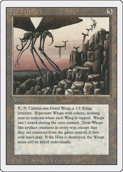 The Hive (3ED) #277 Rare (Moderately Played) Revised Edition Magic: The Gathering: 1994
