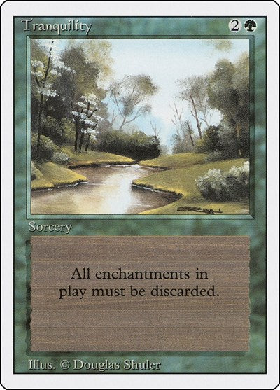 Tranquility (3ED) #221 Common (Heavily Played) Revised Edition Magic: The Gathering: 1994