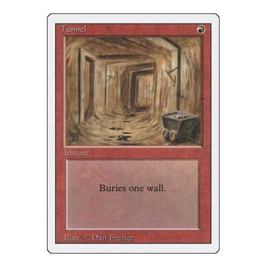 Tunnel (3ED) #181 Uncommon (Moderately Played) Revised Edition Magic: The Gathering: 1994