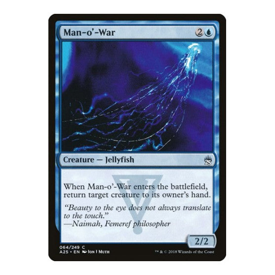 Man o War (A25) #64 Common (Lightly Played) Masters 25 Magic: The Gathering: 2018