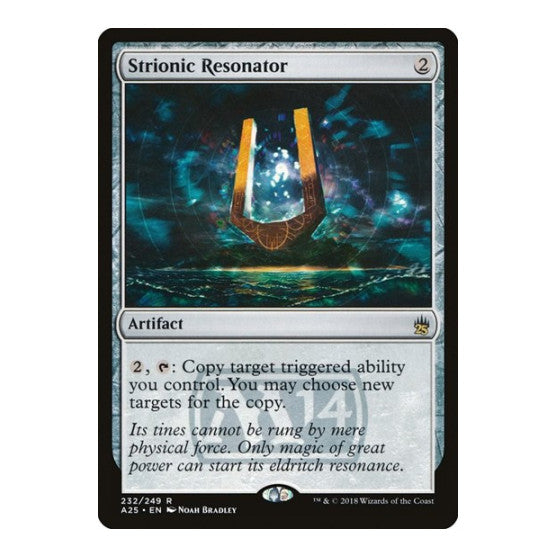 Strionic Resonator (A25) #232 Rare (Foil Damaged) Masters 25 Magic: The Gathering: 2018