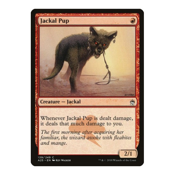 Jackal Pup (A25) #139 Common (Lightly Played) Masters 25 Magic: The Gathering: 2018