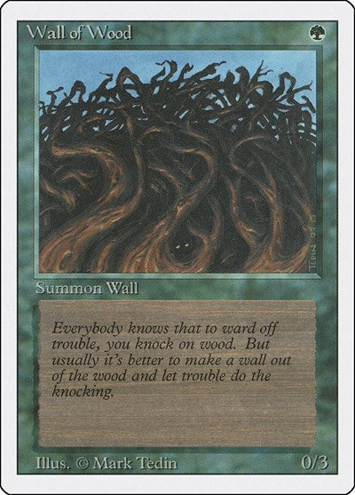 Wall of Wood (3ED) #226 Common Revised Edition Magic: The Gathering: 1994