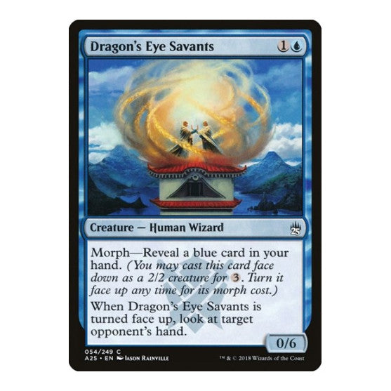 Dragons Eye Savants (A25) #54 Common (Lightly Played) Masters 25 Magic: The Gathering: 2018