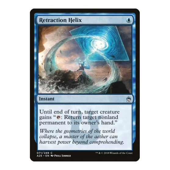 Retraction Helix (A25) #71 Common (Lightly Played) Masters 25 Magic: The Gathering: 2018