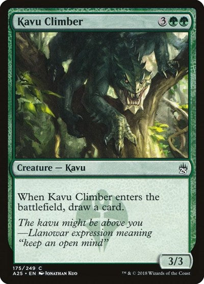 Kavu Climber (A25) #175 Common (Lightly Played) Masters 25 Magic: The Gathering: 2018