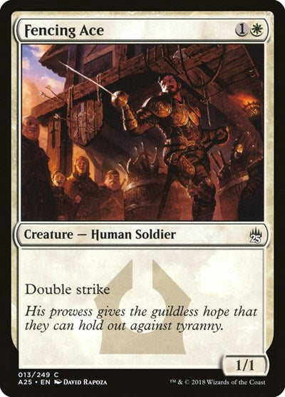 Fencing Ace (A25) #13 Common (Lightly Played) Masters 25 Magic: 2018