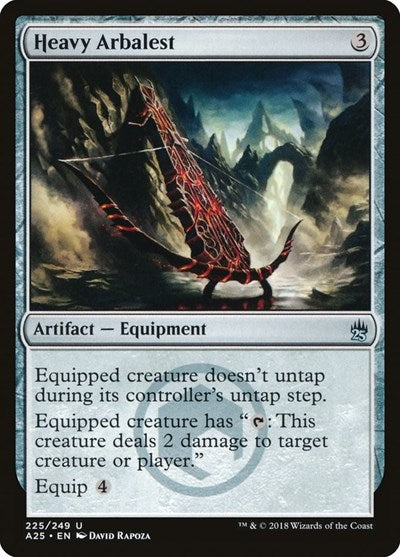 Heavy Arbalest (A25) #225 Uncommon (Lightly Played) Masters 25 Magic: The Gathering: 2018