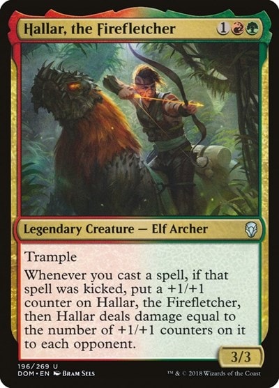 Hallar the Firefletcher (DOM) #196 Uncommon (Lightly Played) Dominaria Magic: The Gathering: 2018
