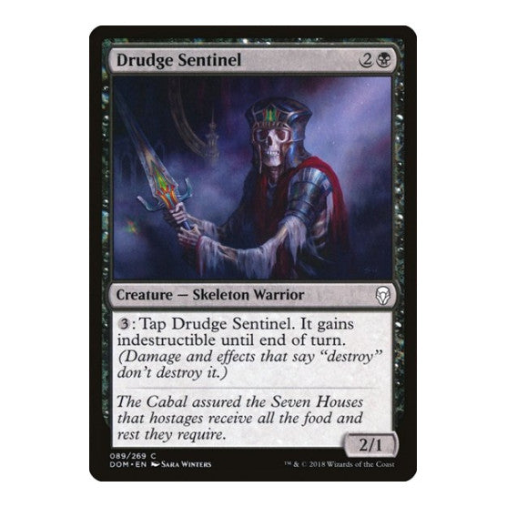 Drudge Sentinel (DOM) #89 Common Dominaria Magic: The Gathering: 2018
