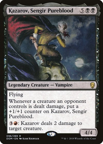 Kazarov Sengir Pureblood (DOM) #96 Rare (Lightly Played) Dominaria Magic: The Gathering: 2018