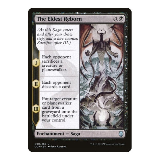 The Eldest Reborn (DOM) #90 Uncommon (Lightly Played) Dominaria Magic: The Gathering: 2018