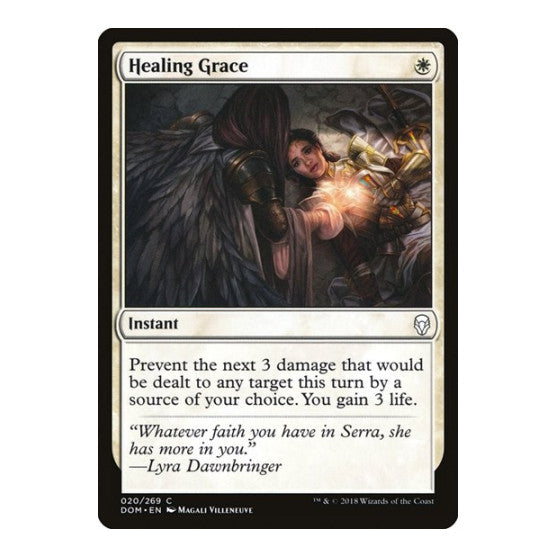 Healing Grace (DOM) #20 Common (Lightly Played) Dominaria Magic: The Gathering: 2018