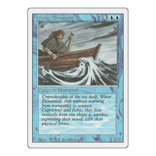 Water Elemental (3ED) #92 Uncommon (Heavily Played) Revised Edition Magic: The Gathering: 1994
