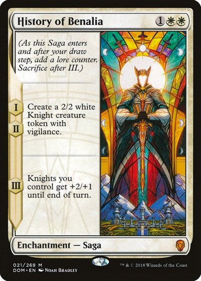 History of Benalia (DOM) #21 Mythic Rare (Near Mint) Dominaria Magic: The Gathering: 2018