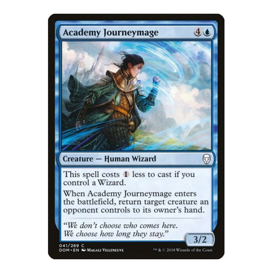 Academy Journeymage (DOM) #41 Common (Lightly Played) Dominaria Magic: The Gathering: 2018