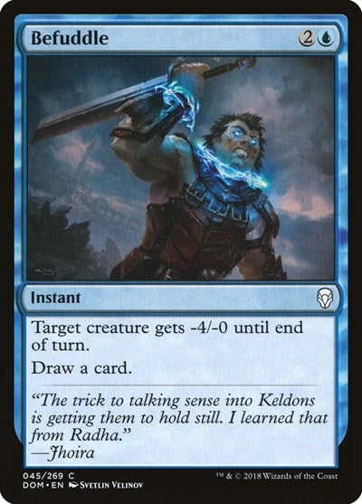 Befuddle (DOM) #45 Common (Lightly Played) Dominaria Magic: 2018