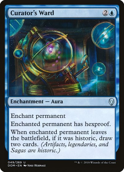 Curators Ward (DOM) #49 Uncommon (Lightly Played) Dominaria Magic: 2018