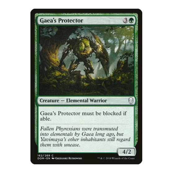 Gaeas Protector (DOM) #162 Common (Lightly Played) Dominaria Magic: The Gathering: 2018