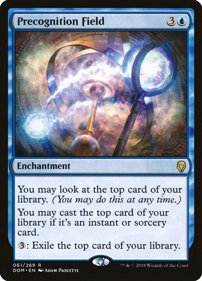 Precognition Field (DOM) #61 Rare (Lightly Played) Dominaria Magic: 2018